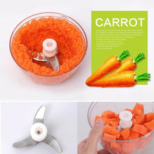 Manual Food Chopper, Compact & Powerful Hand Held Vegetable Chopper / Blender - dailyneed.life