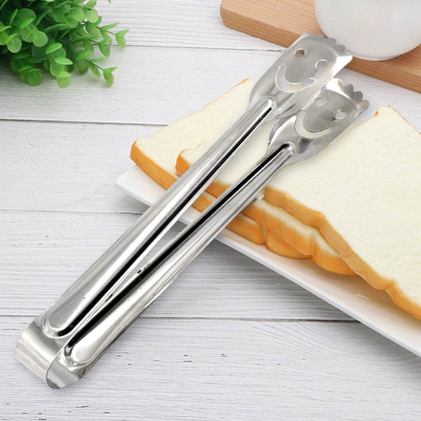 Smiley Stainless Steel Multipurpose Utility Tong (1Pc Only) - dailyneed.life