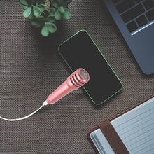 Mini Microphone Mic with Earphone for Voice Recording, Mike Mic Microphone with Handsfree for Mobile Computer, Headphone Handfree Earphone Usb Microphone Vocal Gift Miniature Children (1 Pc) - dailyneed.life