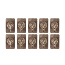 Plastic Adhesive Sticky Waterproof and Oil Proof, Wall Hook (5.5×3.5 Cm & 10 Pc) - dailyneed.life