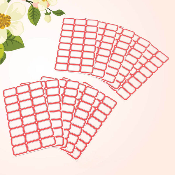 Multipurpose Blank Label Sticker Sheets Pack of Sheets (10 Sheet Set) - dailyneed.life