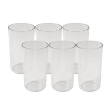 Apex Clear Plastic Tumbler / Glass Set – 6-Piece Unbreakable - dailyneed.life