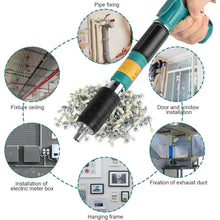 Manual Steel Nails Gun, Nail Wall Fastening Tool with 10 Nails (1 Set) - dailyneed.life