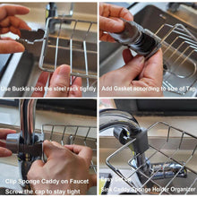Soap, Sponge Holder, Stainless Steel Sink, Caddy Organizer (1 Pc) - dailyneed.life