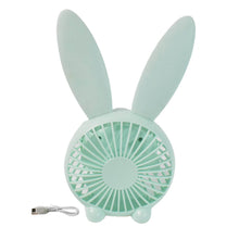 Cute Rabbit USB Desk Fan for Kids & Camping (1 Pc, Plastic, Mist Air) - dailyneed.life