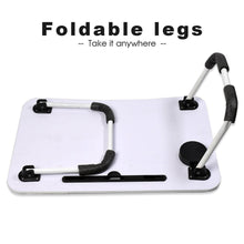 Barbie Design Foldable Study & Laptop Table for Children with Tablet Slot & Cup Holder - dailyneed.life