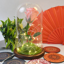Glass Flower with Led Light Great Gift (1 Set) - dailyneed.life