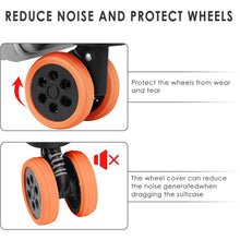 Silicone Suitcase Wheel Covers – Noise Reduction & Protection (4 Pc Set) - dailyneed.life
