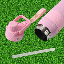 Stainless Steel Vacuum Insulated Water Bottle WIth Straw (550ml) - dailyneed.life