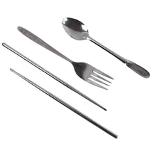 Portable Utensils Travel Camping Cutlery Set 4 Pc With case - dailyneed.life
