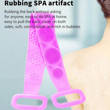 Silicone Body Back Scrubber - Double-Sided Bath Brush for Deep Cleaning & Massage (Medium Size /1pc) - dailyneed.life