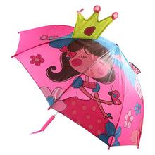 3D Kids Umbrella with Cartoon Print – Cute Waterproof Rain Umbrella (1 Pc) - dailyneed.life