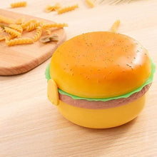 Burger Shape Lunch Box – Double Layer 1000ml Food Container with 2 Spoons for Kids - dailyneed.life