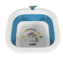 Space-Saving Foldable Baby Wash Basin, Lightweight & Easy to Clean for Home (28×28 Cm) - dailyneed.life