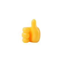 Yellow Multifunctional Multi functional Hand Shape Wall Clip Hanger Keys Cable Holder - dailyneed.life