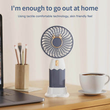 Mini Fan Rechargeable Table Fan Handheld Fan USB Fan Desk Fan Cooling Fan For Home , Office , Car, & Multi Use Fan (Battery Not Include) - dailyneed.life