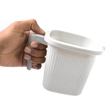 Plastic Square Bath Water Mug (4 Pc / 1000 ML / Mix Color) - dailyneed.life