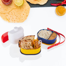 Mr. Chef Smart Lunch Box Capsule shape strap-on lunch box with water bottle and handle - dailyneed.life