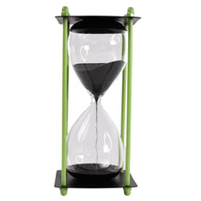Glass & Stainless Steel Decorative Sand Timer 19 cm (1 Pc) (2 Minute Approx) - dailyneed.life