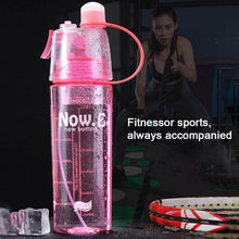 Plastic 2 In 1 Mist Spray Water Bottle (Multicolor / 400 ML / 1 Pc) - dailyneed.life