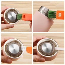3-in-1 Multifunctional Cleaning Brush Set – Mini Bottle, Cup & Lid Cleaner (1 Pc) - dailyneed.life