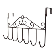 Over The Door Hanger Rack 7 Hooks Decorative Ognazier Hook (1 Pc) - dailyneed.life