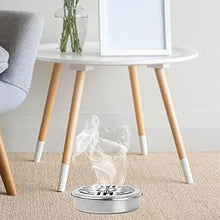 Decorative Mosquito Coil Holder Mosquito Coil Container, Incense Holder Safe Burning Coil Tray for Home Patio Pool Side Outdoor, Metal Tray - dailyneed.life