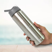 Steel Water Bottle | Fridge Water Bottle with straw (750ML) - dailyneed.life