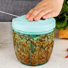 Manual Stainless Steel Vegetable Chopper – Compact, Extra Sharp with 5 Blades - dailyneed.life
