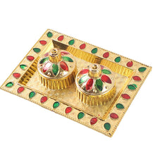 Rakasha Bandhan Special Puja Thali, Kumkum Thali Holder, Pooja Return Gift, Indian Housewarming Gifts, Brother / Bhai / Bhabhi / Sister / Family for Rakshabandhan, Diwali - dailyneed.life