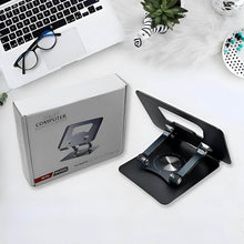 Aluminum Alloy 360°Rotating Bracket, Adjustable Laptop Stand, Portable Foldable Ergonomic Laptop Support - dailyneed.life
