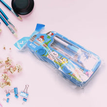 Bus Shape Compass Box for Boys, Kids School Accessories | Pencil Box with Wheels for Girls and Kids, String Operated Case Students School Supplies - Stationery Set Organizer Birthday Return Gift for Kids - dailyneed.life