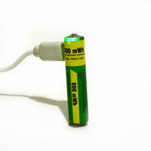 AAA Rechargeable 800 mWh Batteries With Recharging Cable (2 Pc Set) - dailyneed.life