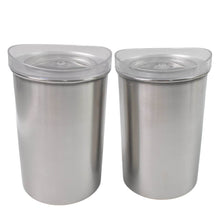 Multipurpose Stainless Steel Airtight Containers with See Through Lid (2 Pc Set / 1000 ML) - dailyneed.life