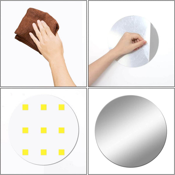 Plastic Square 3D Mirror Wall Stickers (1 Pc) - dailyneed.life