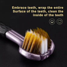 3 Sided Toothbrush, Soft Bristle Toothbrush (2 Pc Set) - dailyneed.life