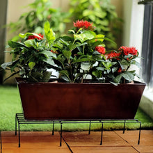 Metal Rectangle Flower plant stand for balcony (60×20 Cm / 2 Pc Set) - dailyneed.life
