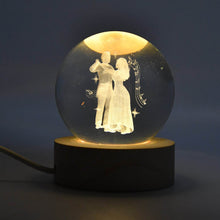 3D Crystal Ball lamps With Base (1 Pc) - dailyneed.life