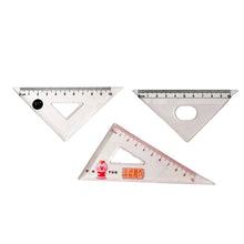Transparent Plastic Set Square Ruler Kit (3 Pc) - dailyneed.life
