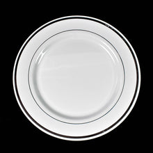 Round Plastic Dinner Plates Wedding Birthday Party Tableware Supplies (6 Pcs Set) - dailyneed.life