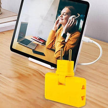 Wireless 3 in 1 Foldable Wall Plug Adapter / Socket / Converter (1 Pc) - dailyneed.life