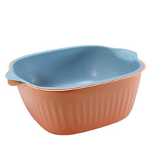 Plastic Washing Bowl & Strainer Basket for Kitchen Use - dailyneed.life