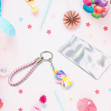 Cute Keychain With Card Gift - Keychain Accessories Key Chain Backpack Charms Car Keys Keychain for Kids Girls, Unicorn Toy and Charm Key- Chain for Bag / Door Key- Ring / car Key- Ring / Party Favor (Mix Color & Design 1 Pc ) - dailyneed.life