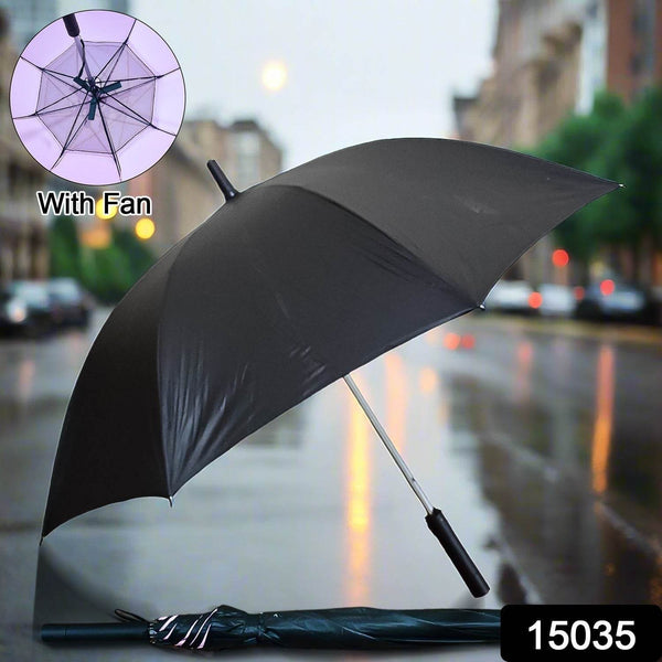 Sun Umbrella With Inside Fan & Power Bank Umbrellas For Summer (1 Pc) - dailyneed.life