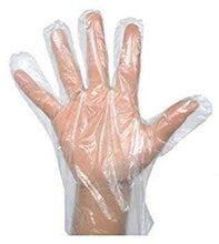 Plastic Transparent Disposable Clear Gloves (White) (100Pc) - dailyneed.life