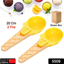 2-Piece Plastic Ice Cream & Watermelon Scooper with Trigger Dipper - dailyneed.life
