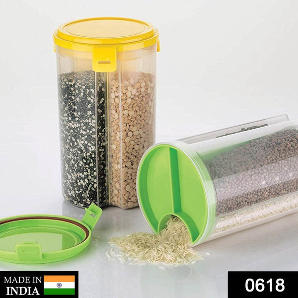 3 in 1 Transparent Air Tight Storage Dispenser Container - dailyneed.life