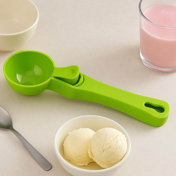 Plastic Ice Cream Scoop, 1 pc, Green - dailyneed.life