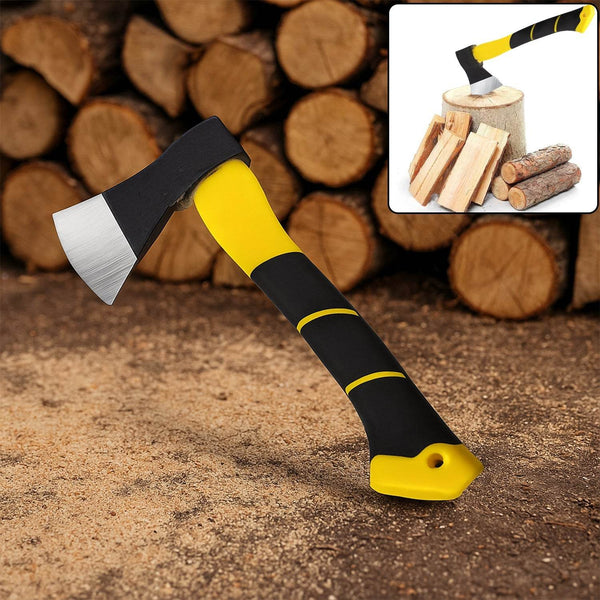 '-600g Hatchet Axe Fiberglass Body Rubberized Handle - dailyneed.life
