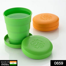 Portable Folding Travel Cup with Lid | Compact Expandable Tumbler for Kids & Camping - dailyneed.life